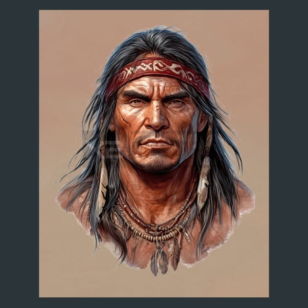 Geronimo-Apache-Leader-and-Warrior-metal-prints-posters-mouse-pads