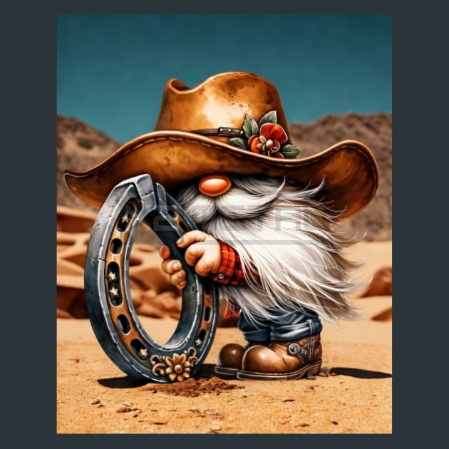 Gnome-Wild-West-Giggles-13-metal-prints-posters-mouse-pads