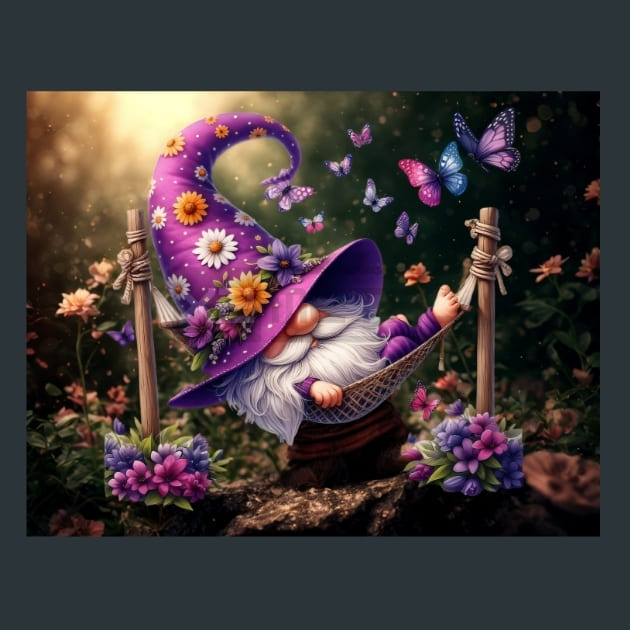 Gnome & Bloom 12 Metal Wall Art and Desktop Mouse Pad by X2Metal
