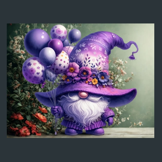 Gnome & Bloom 13 Metal Wall Art and Desktop Mouse Pad by X2Metal