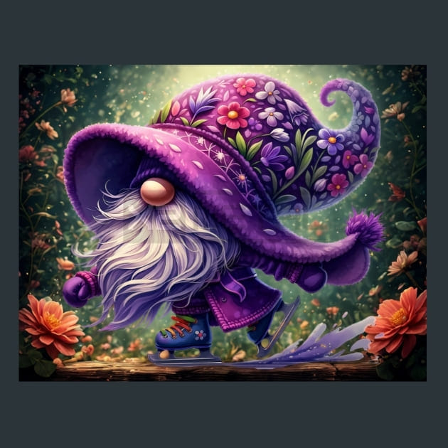 Gnome &amp; Bloom 14 Metal Wall Art and Desktop Mouse Pad by X2Metal