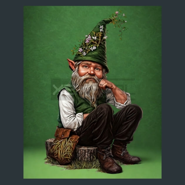 Gnome &amp; Bloom 20 Metal Wall Art and Desktop Mouse Pad by X2Metal