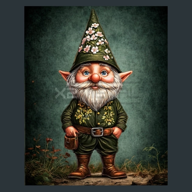 Gnome & Bloom 21 Metal Wall Art and Desktop Mouse Pad by X2Metal