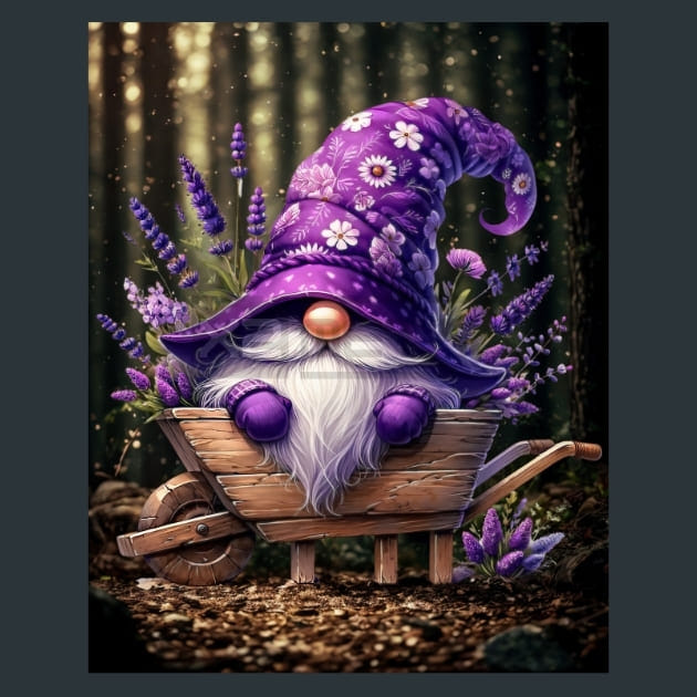 Gnome & Bloom 2 Metal Wall Art and Desktop Mouse Pad by X2Metal