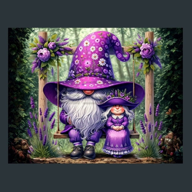 Gnome &amp; Bloom 42 Metal Wall Art and Desktop Mouse Pad by X2Metal