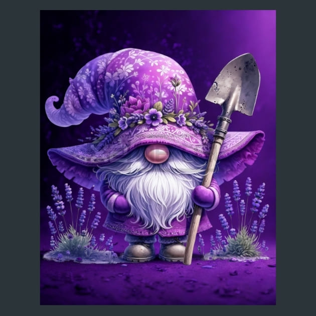 Gnome & Bloom 43 Metal Wall Art and Desktop Mouse Pad by X2Metal
