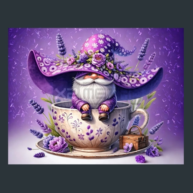 Gnome &amp; Bloom 45 Metal Wall Art and Desktop Mouse Pad by X2Metal