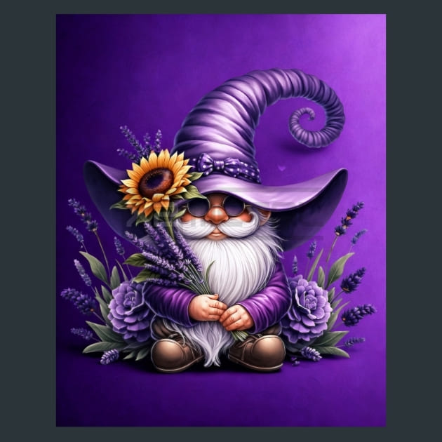 Gnome &amp; Bloom 49 Metal Wall Art and Desktop Mouse Pad by X2Metal