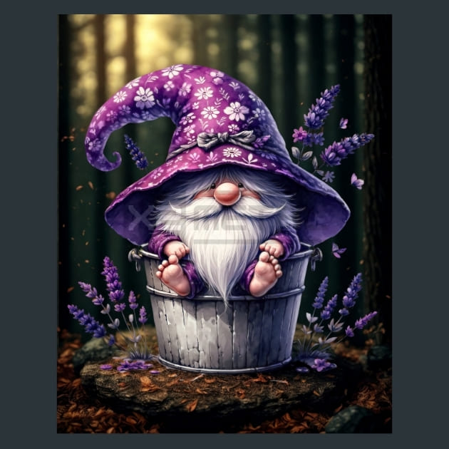 Gnome &amp; Bloom 4 Metal Wall Art and Desktop Mouse Pad by X2Metal