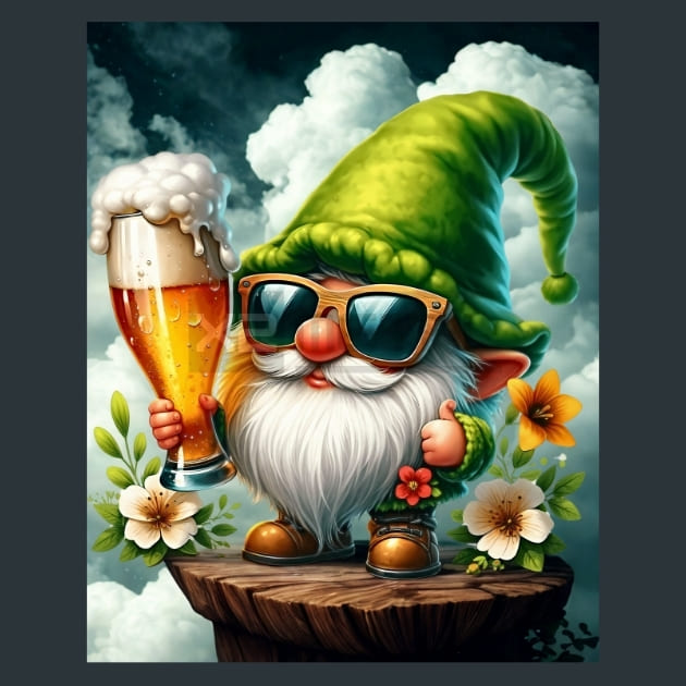 Gnome & Bloom 52 Metal Wall Art and Desktop Mouse Pad by X2Metal