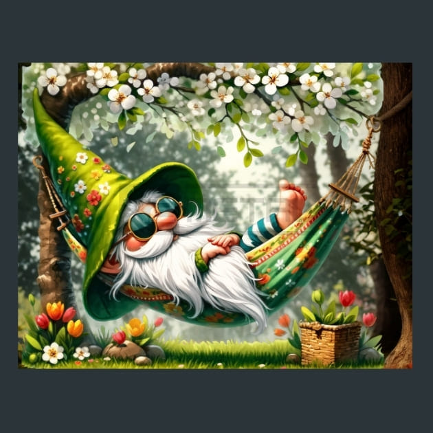 Gnome & Bloom 53 Metal Wall Art and Desktop Mouse Pad by X2Metal