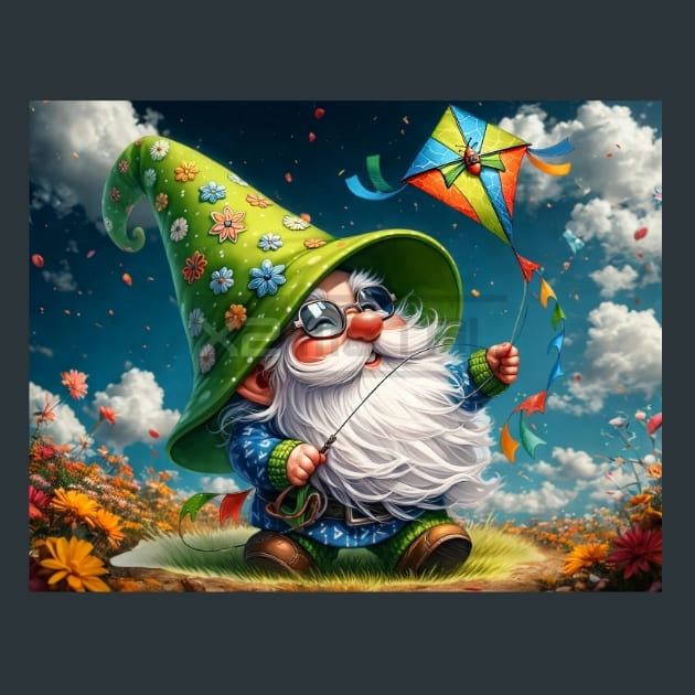 Gnome & Bloom 59 Metal Wall Art and Desktop Mouse Pad by X2Metal