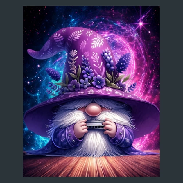 Gnome &amp; Bloom 5 Metal Wall Art and Desktop Mouse Pad by X2Metal
