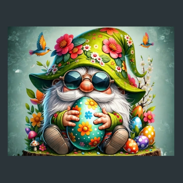 Gnome &amp; Bloom 63 Metal Wall Art and Desktop Mouse Pad by X2Metal