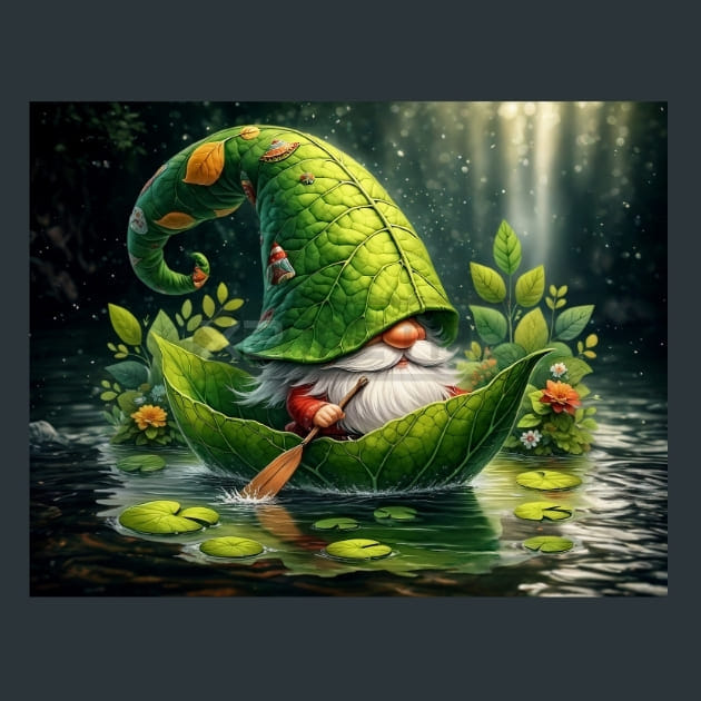 Gnome & Bloom 64 Metal Wall Art and Desktop Mouse Pad by X2Metal