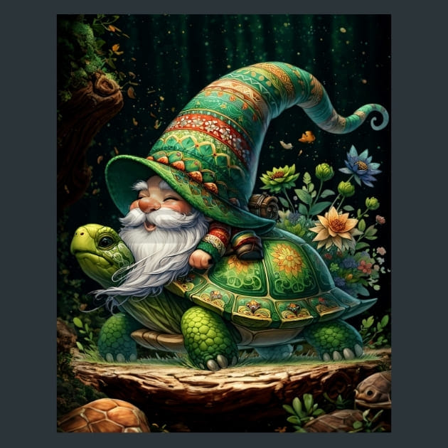 Gnome & Bloom 65 Metal Wall Art and Desktop Mouse Pad by X2Metal