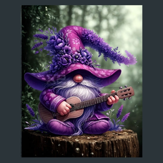 Gnome & Bloom 8 Metal Wall Art and Desktop Mouse Pad by X2Metal