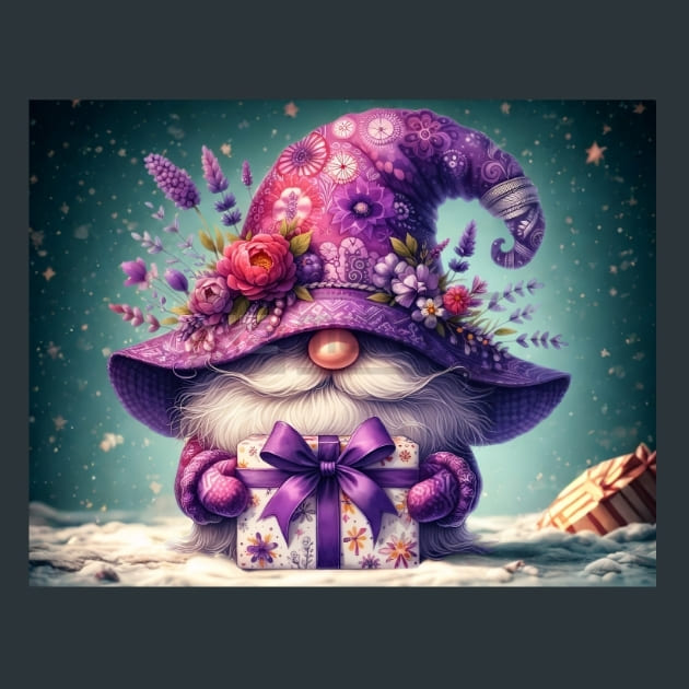Gnome & Bloom 9 Metal Wall Art and Desktop Mouse Pad by X2Metal