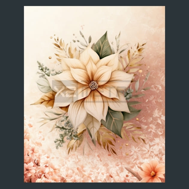Gold Christmas 19 Metal Wall Art and Desktop Mouse Pad by X2Metal