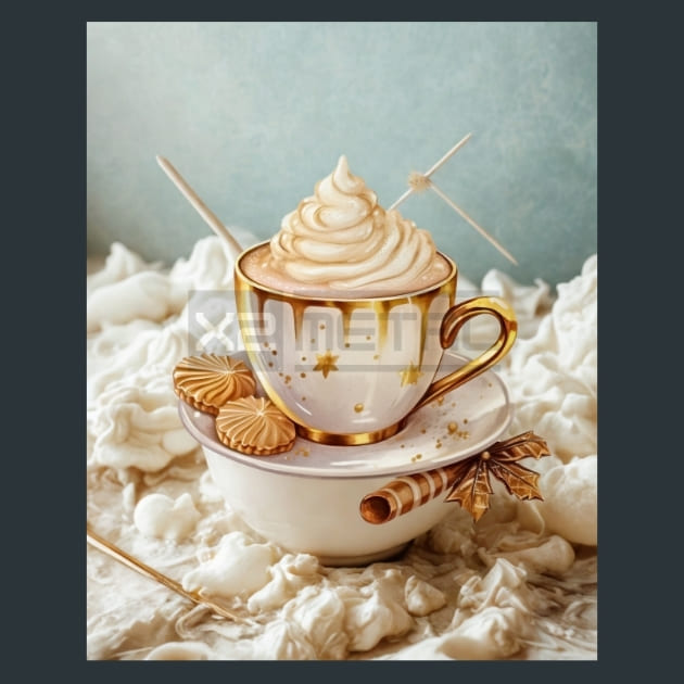 Gold Christmas 28 Metal Wall Art and Desktop Mouse Pad by X2Metal