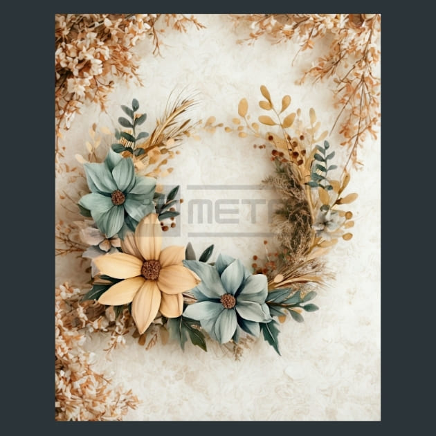 Gold Christmas 32 Metal Wall Art and Desktop Mouse Pad by X2Metal