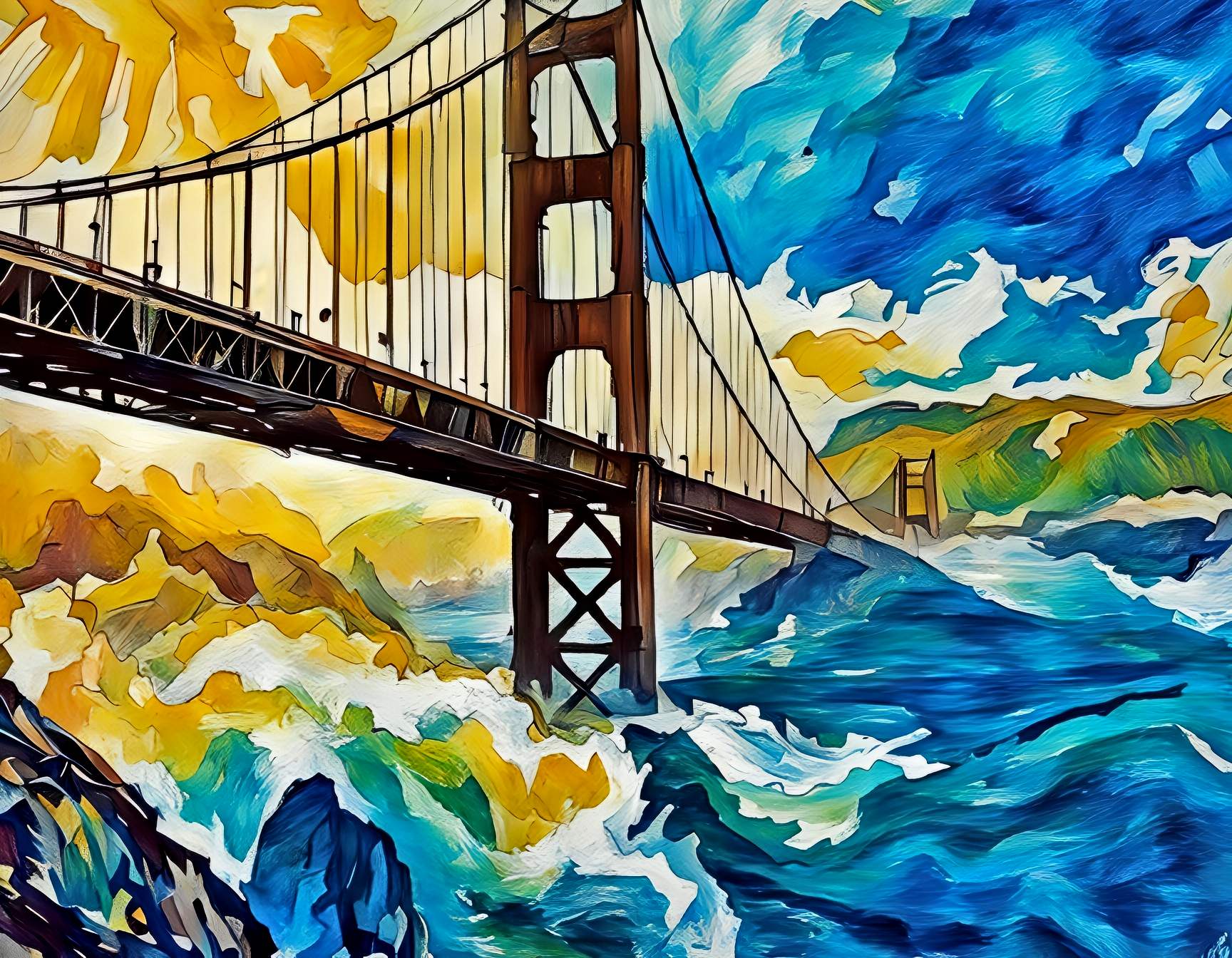 Golden Gate Bridge Metal Prints