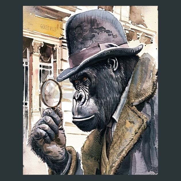 Gorillas-1-Metal-Prints