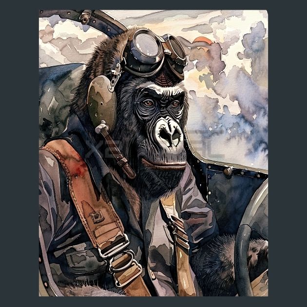 Gorillas-31-Metal-Prints
