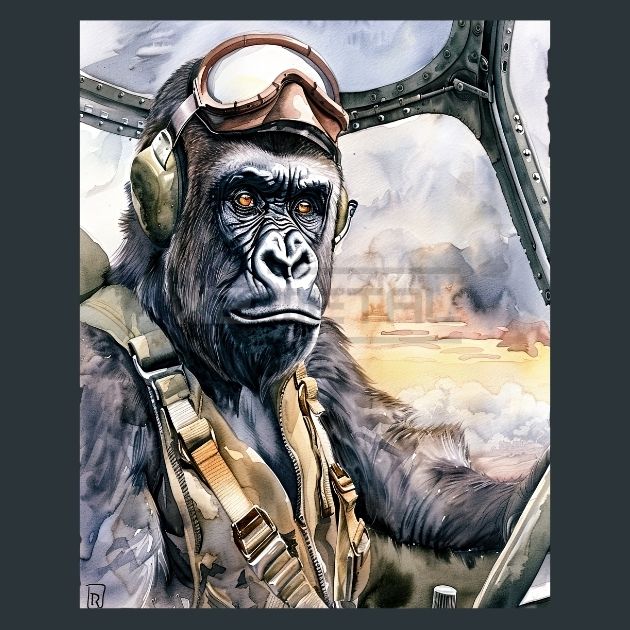 Gorillas-34-Metal-Prints