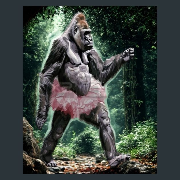Gorillas-4-Metal-Prints