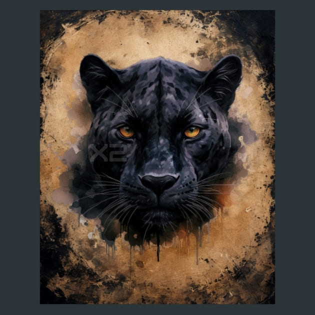 Gothic Animal 13 Metal Wall Art and Desktop Mouse Pad by X2Metal