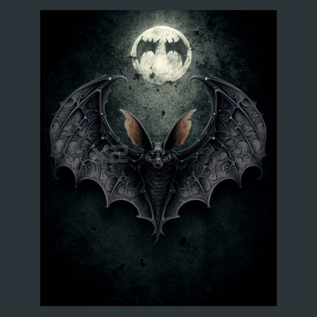 Gothic Animal 14 Metal Wall Art and Desktop Mouse Pad by X2Metal
