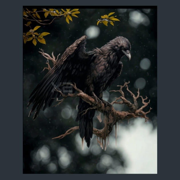Gothic Animal 19 Metal Wall Art and Desktop Mouse Pad by X2Metal