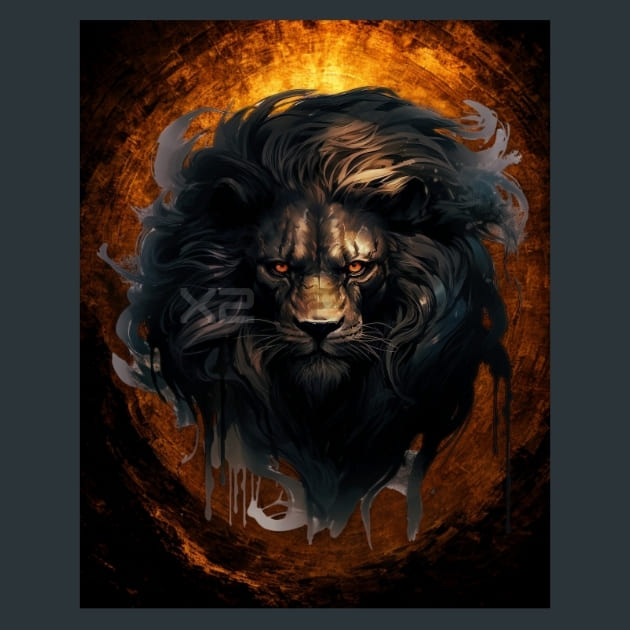 Gothic Animal 24 Metal Wall Art and Desktop Mouse Pad by X2Metal