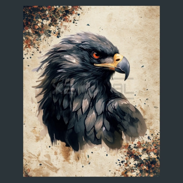 Gothic Animal 26 Metal Wall Art and Desktop Mouse Pad by X2Metal