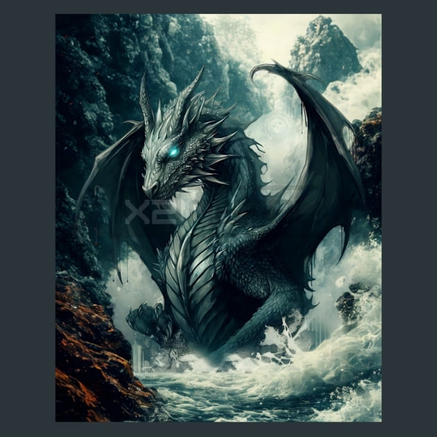 Gothic Animal 28 Metal Wall Art and Desktop Mouse Pad by X2Metal