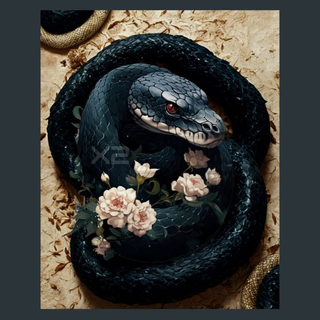 Gothic Animal 3 Metal Wall Art and Desktop Mouse Pad by X2Metal