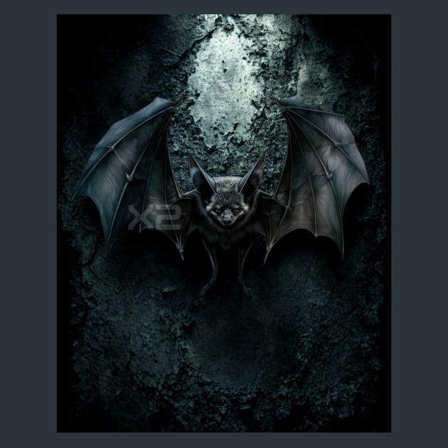 Gothic Animal 33 Metal Wall Art and Desktop Mouse Pad by X2Metal