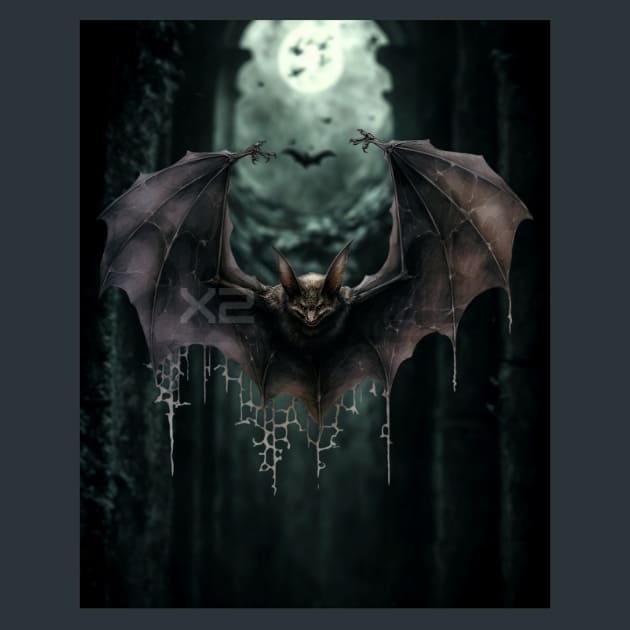 Gothic Animal 35 Metal Wall Art and Desktop Mouse Pad by X2Metal