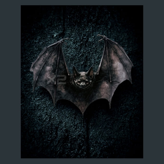 Gothic Animal 38 Metal Wall Art and Desktop Mouse Pad by X2Metal