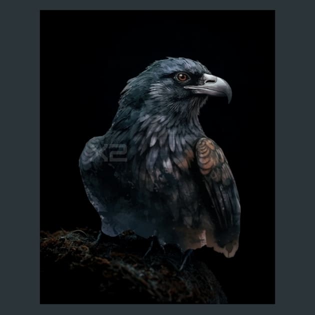 Gothic Animal 40 Metal Wall Art and Desktop Mouse Pad by X2Metal
