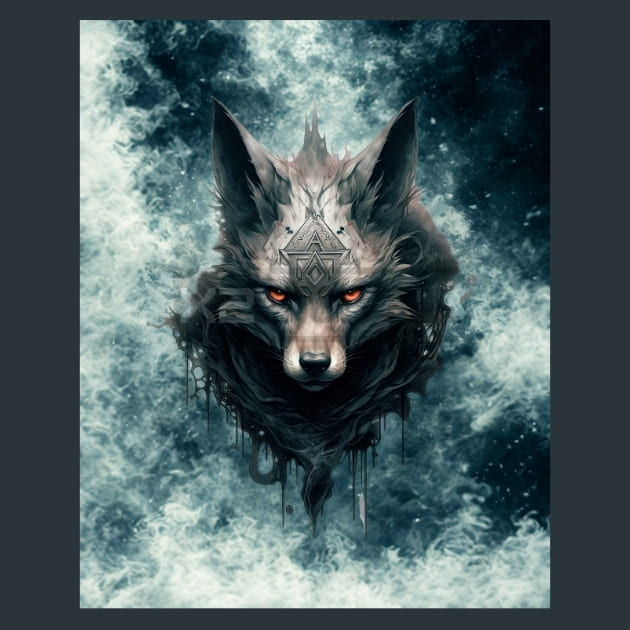 Gothic Animal 7 Metal Wall Art and Desktop Mouse Pad by X2Metal