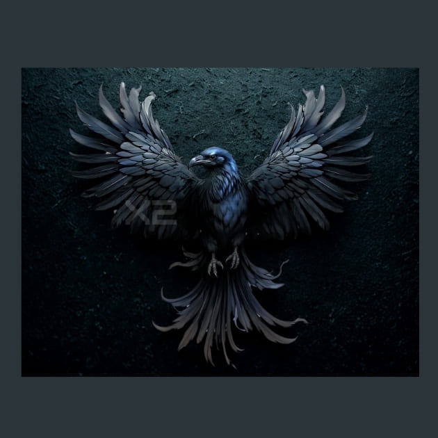 Gothic-Raven-231-metal-prints-posters-mouse-pads