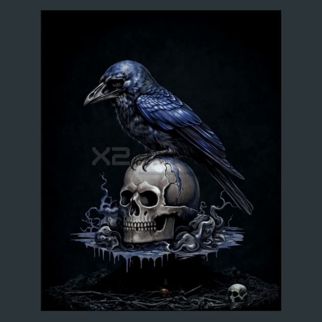 Gothic-Raven-27-metal-prints-posters-mouse-pads