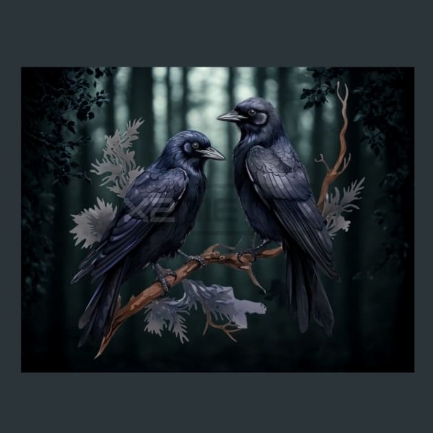 Gothic-Raven-81-metal-prints-posters-mouse-pads
