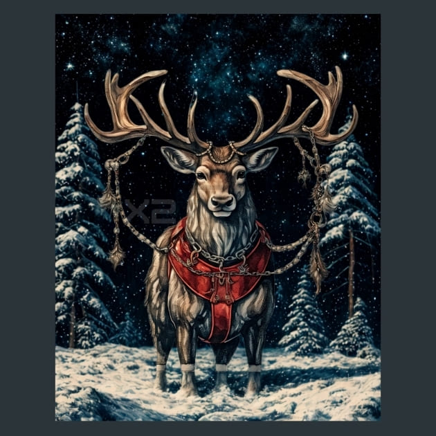 Gothic Christmas Metal Prints, Posters And – Metal Print &amp; Mouse Pad | ChromaLuxe | Made in Iowa USA