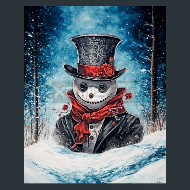 Gothic Christmas Metal Prints, Posters And – Metal Print &amp; Mouse Pad | ChromaLuxe | Made in Iowa USA