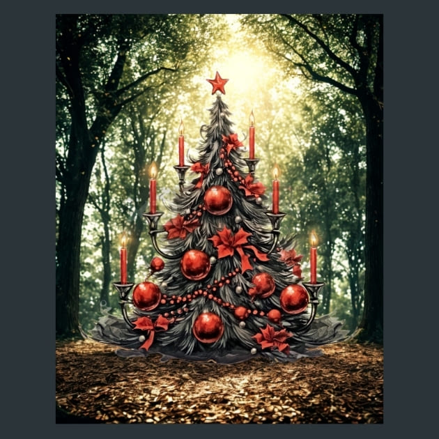 Gothic Christmas Metal Prints, Posters And – Metal Print &amp; Mouse Pad | ChromaLuxe | Made in Iowa USA