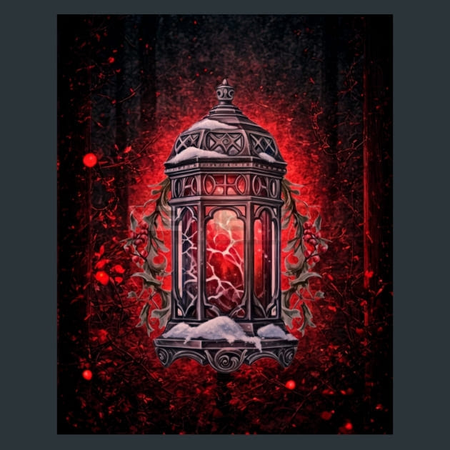 Gothic Christmas 21 Metal Wall Art and Desktop Mouse Pad by X2Metal