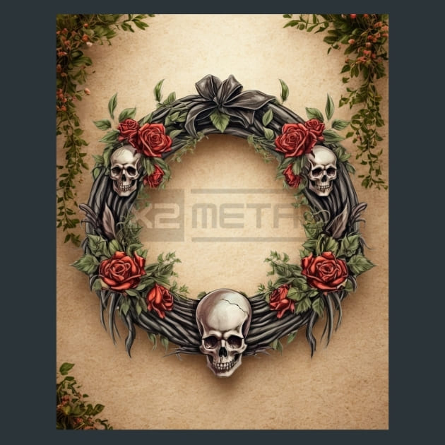 Gothic Christmas Metal Prints, Posters And – Metal Print &amp; Mouse Pad | ChromaLuxe | Made in Iowa USA